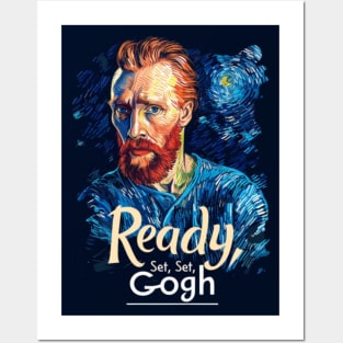 Redy, Set, Gogh, van gogh portrait, Post-impressionism Posters and Art